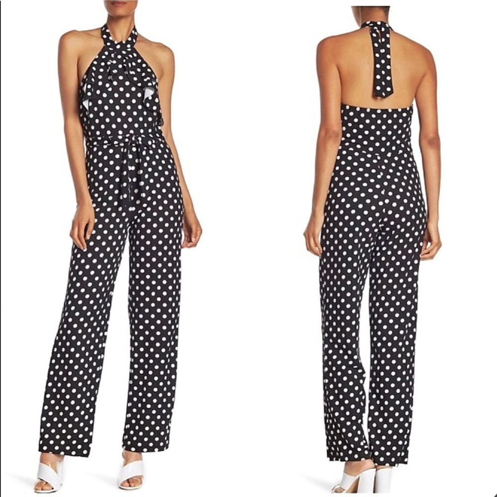 BEBE Halter Jumpsuit